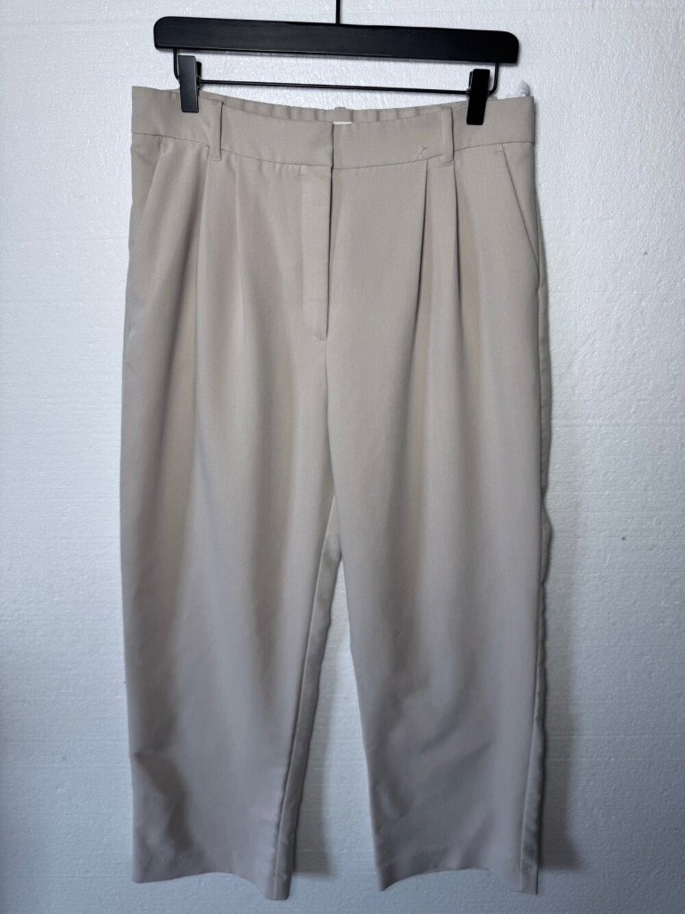 Abercrombie & Fitch Womens Sz 14 L Sloan Tailored Wide Leg Trousers Pants Career